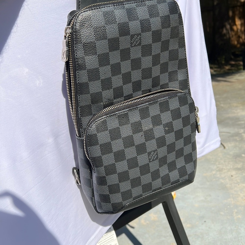 Authentic Louis Vuitton crossbody satchel